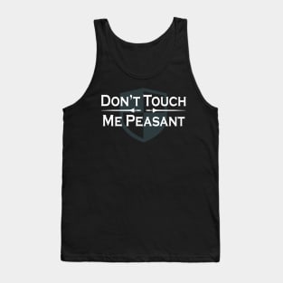 Renaissance Faire Don’t Touch Me Peasant Tank Top